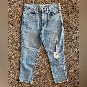 Madewell The Girljean, size 30, EUC